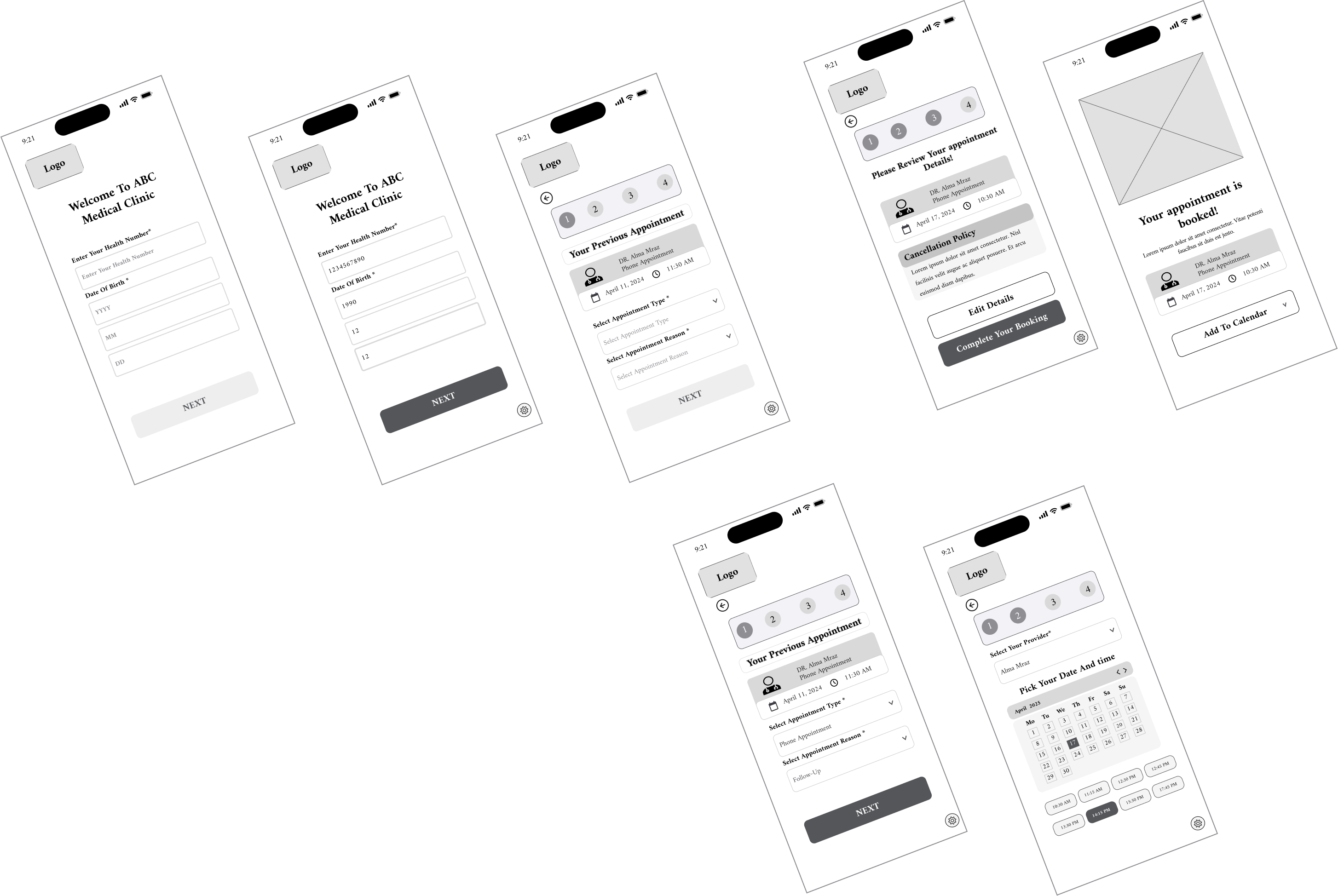 High level wireframe preview
