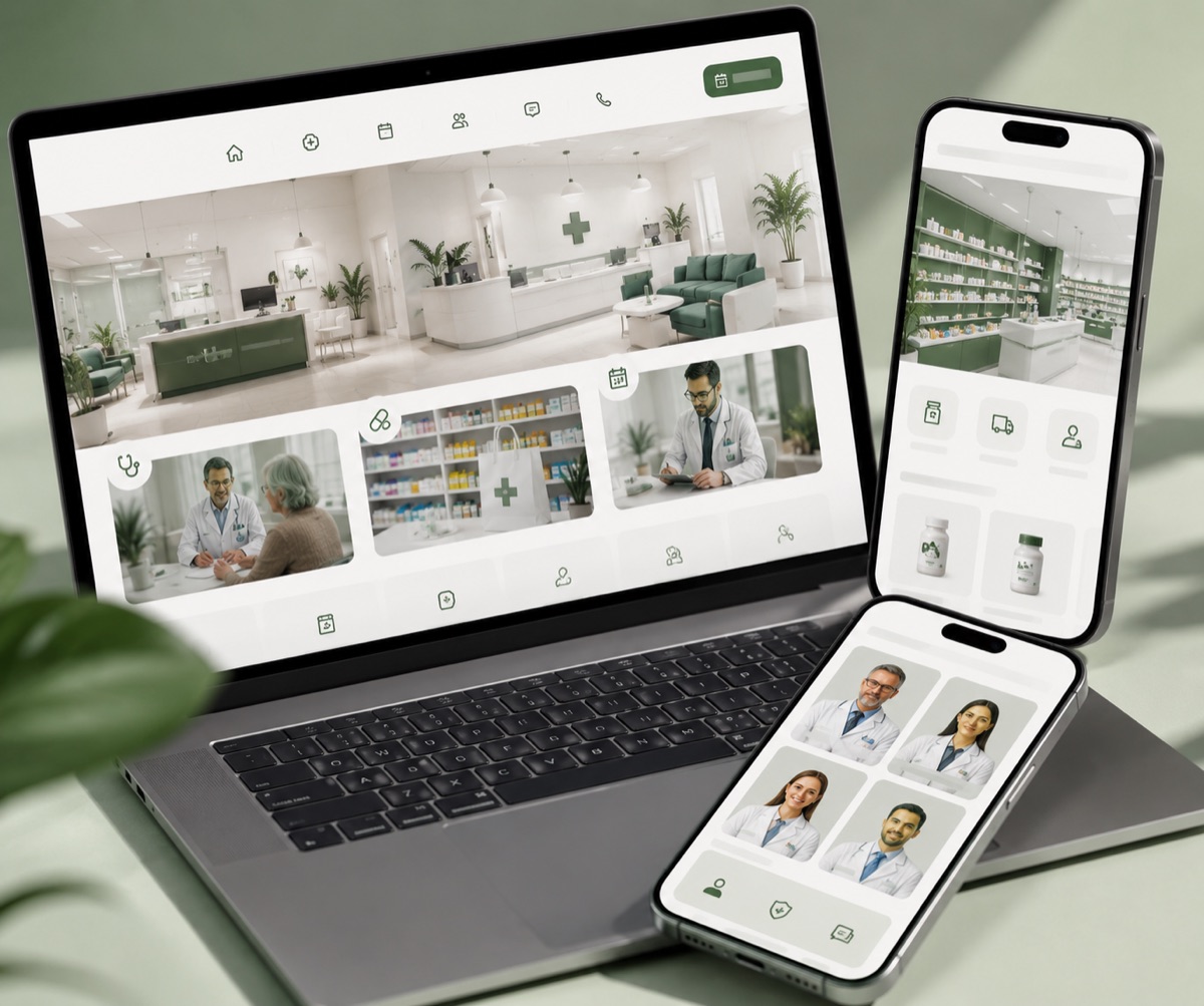 Preview of GL Medical Group healthcare website case study